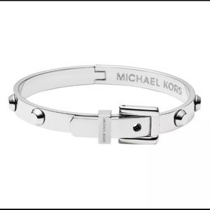 Michael Kors Silver Astor Buckle Bracelet